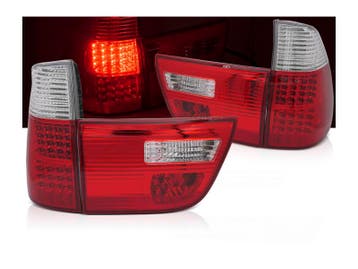 LED achterlichten Red White geschikt voor BMW X5 E53, Verzenden, Nieuw, BMW