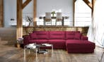 Loungebank Venray - loungebanken - Roze, Nieuw, 150 cm of meer, Stof, 250 tot 300 cm