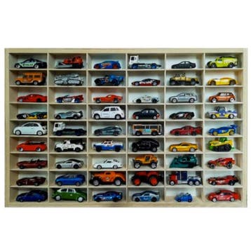 Kruzzel Houten Plank voor 54 Modelautos - Perfect voor E..., Ophalen of Verzenden, Nieuw
