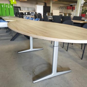 Ahrend Mehes ovale tafel met NIEUW blad - 240x120 cm, Ophalen of Verzenden, Nieuw in verpakking