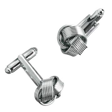 Fako Bijoux - Manchetknopen - Gevlochten Knoop Fijn - Ø 15mm, Verzenden, Nieuw