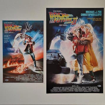 Back to the Future - Collector’s Set of 2 Signed Poster, Nieuw