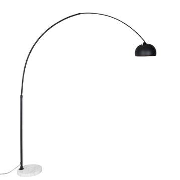 Moderne booglamp zwart met wit verstelbaar - XXL, Huis en Inrichting, Verzenden, Nieuw, Modern