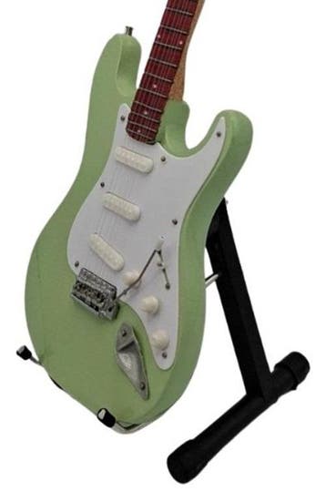 Miniatuur replica Fender Stratocaster gitaar - Eric Clapton, Ophalen of Verzenden, Nieuw, Pop, Beeldje of Miniatuur
