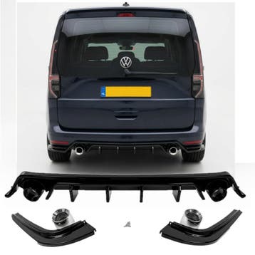 Diffuser | Geschikt voor Volkswagen | Caddy Maxi | LWB | MK5, Verzenden, Nieuw, Volkswagen