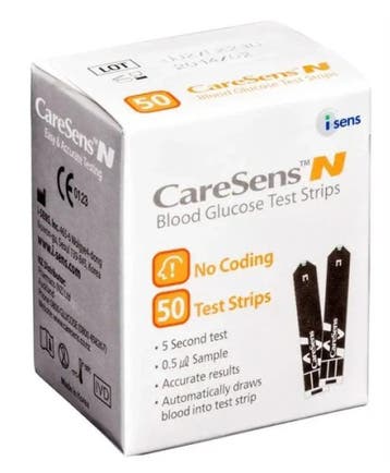 Glucosestrips CareSens N 50 stuks, Verzenden, Nieuw