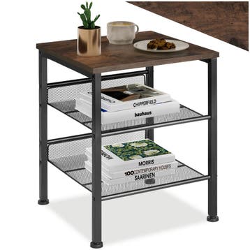 Bijzettafel Lincoln 40,5x40x50,5cm, Huis en Inrichting, Tafels | Bijzettafels, Verzenden, Nieuw