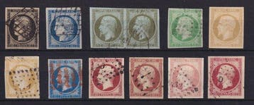 Frankrijk 1849/1862 - Classiques de France gekozen tussen, Gestempeld