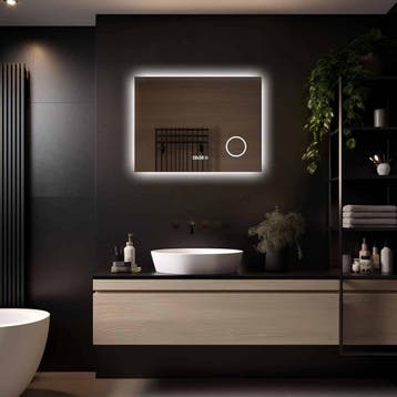 Loxa - Badkamerspiegel Lorina Led 80x60cm, Verzenden, Nieuw, Rechthoekig