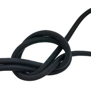 Elastisch koord 12mm zwart op rol - 25 meter, Ophalen of Verzenden, Nieuw