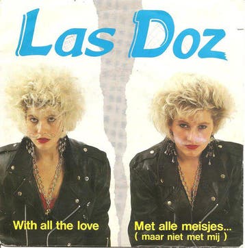 Single vinyl / 7 inch - Las Doz - With All The Love / Met..., Verzenden, Zo goed als nieuw, 7 inch, Pop