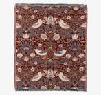 Plaid Jacquard Strawberry Thief Berry –William Morris, 170