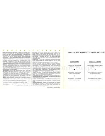1953 JAGUAR XK 140 BROCHURE ENGELS, Nieuw, Author