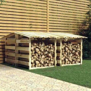 vidaXL Pergolas met dak 4 st 100x90x100 cm geïmpregneerd, Verzenden, Nieuw