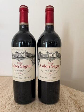 2021 Chateau Calon Segur - Saint-Estèphe 3ème Grand Cru, Verzamelen, Nieuw