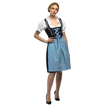 Oktoberfeest Kostuum Frau Fischer blauw, Ophalen of Verzenden, Nieuw