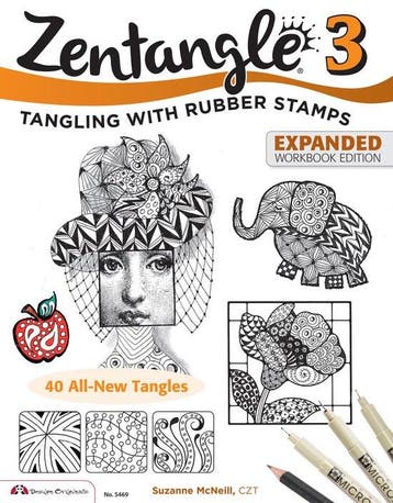 Zentangle 3: Tangling with Rubber Stamps - Suzanne Mcneill, Boeken, Verzenden, Gelezen, Suzanne Mcneill