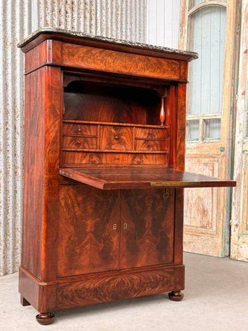 Secrétaire à abattant - Klepbureau, klepburo, bureau, buro,, Antiek en Kunst
