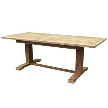 Geneva rechthoekig uitschuifbare dining tuintafel, Ophalen of Verzenden, Nieuw, Teakhout