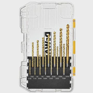 DEWALT DW1361 Titanium HSS Hout- en Metaalboor Set (21-delig, Doe-het-zelf en Verbouw, Verzenden, Nieuw
