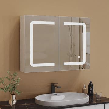 RVS LED Spiegelkast Badkamer - Wandmontage Medicijnkast met, Huis en Inrichting, Verzenden, Nieuw