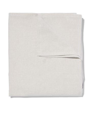HEMA Tafelkleed grijs chambray katoen 140x240, Verzenden, Nieuw, Grijs