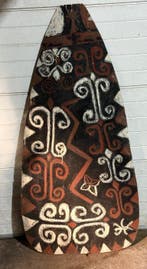 Lichtgevechtsschild Kombai Asmat - salawaku - West Papua, Antiek en Kunst, Kunst | Niet-Westerse kunst