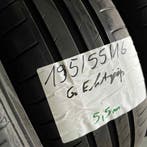 2 x Goodyear Efficientgrip 195-55-16 Zomerbanden 5,5mm, Gebruikt, 16 inch, Ophalen of Verzenden, Band(en)