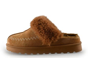 Nelson Pantoffels in maat 41 Cognac, Kleding | Heren, Overige kleuren, Verzenden, Zo goed als nieuw, Pantoffels of Sloffen