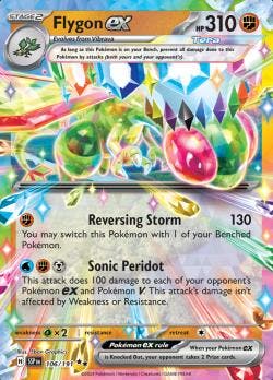 Flygon EX 106/191 holo surging sparks, Ophalen of Verzenden, Nieuw, Losse kaart, Foil