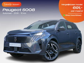 Peugeot 5008 | Zakelijk Leasen vanaf 174,- p/mnd, Nieuw, Financial lease, Lease