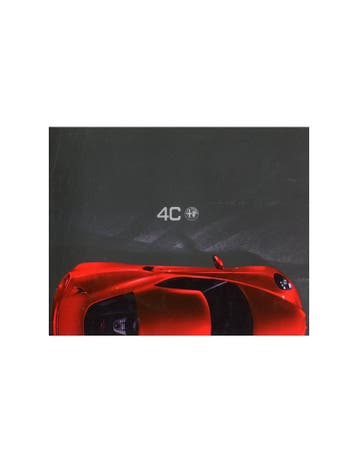 2013 ALFA ROMEO 4C BROCHURE ITALIAANS, Boeken, Nieuw, Alfa Romeo, Author