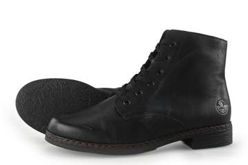 Rieker Veterboots in maat 42 Zwart, Verzenden, Zwart, Overige typen, Zo goed als nieuw
