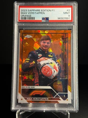 2023 Topps 2023 Sapphire Edition F1 Max Verstappen 2, Verzamelen, Nieuw