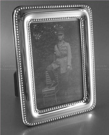 Fotolijst - Portretrahmen fotolijst 925 Sterling Zilver -, Antiek en Kunst