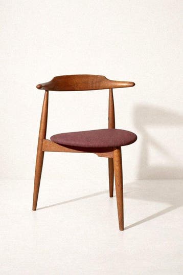 Fritz Hansen - Hans Wegner - Stoel - hart - Hout - Chaise, Antiek en Kunst