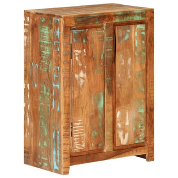 vidaXL Dressoir 55x33x75 cm massief gerecycled hout, Verzenden, Nieuw, Overige houtsoorten, Minder dan 50 cm