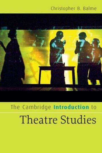 Camb Introduction To Theatre Studies - Christopher B. Balme, Verzenden, Gelezen, Christopher B. Balme