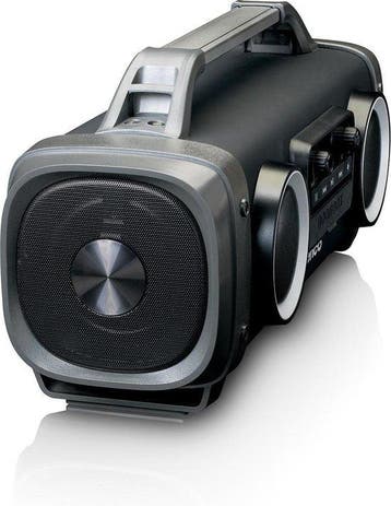 Lenco SPR-100BK - Bluetooth Speaker Draadloos - LED Licht -, Verzenden, Zo goed als nieuw