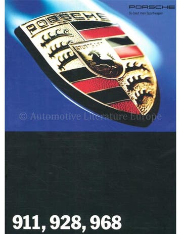 1994 PORSCHE PROGRAMMA BROCHURE DUITS, Nieuw, Porsche, Author