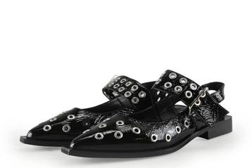 Notre-V Slingbacks in maat 39 Zwart, Notre-V, Verzenden, Zwart, Zo goed als nieuw