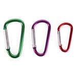 Benson Sleutelhanger karabijnhaak set - Kleurenmix - 3-de..., Verzamelen, Sleutelhangers, Ophalen of Verzenden, Nieuw