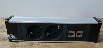 Bachmann Coni 333.230 stekkerdoos, alu /zwart, Ophalen, Nieuw