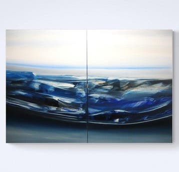 Jean-Claude Barthel - Océan - Diptyque - XXL