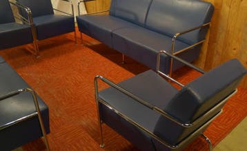 Lammhults set 2 x sofa banken 3 x chairs fauteuils Gunnilla, Antiek en Kunst, Ophalen