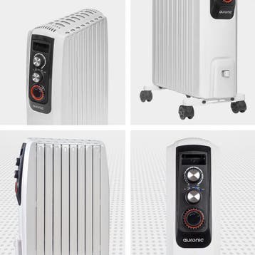 2dekans | Auronic Olieradiator met Thermostaat - Elektrische, Ophalen of Verzenden, Zo goed als nieuw