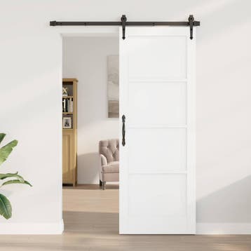 vidaXL Binnendeur 78 x 211 cm Multiplex Wit, Doe-het-zelf en Verbouw, Verzenden, Nieuw