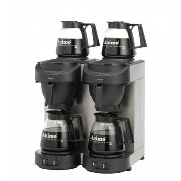 Animo Koffiemachine dubbel met 4 kannen, Verzenden, Nieuw in verpakking