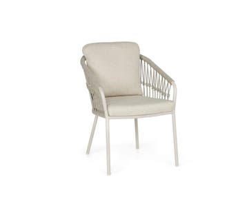 Suns Nappa tuinstoel Knot - camel - natural gravel |, Tuin en Terras, Tuinsets en Loungesets, Ophalen of Verzenden, Nieuw