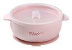 Baby Ono Roze Siliconen Kommetje met Zuignap & Deksel, Verzenden, Nieuw